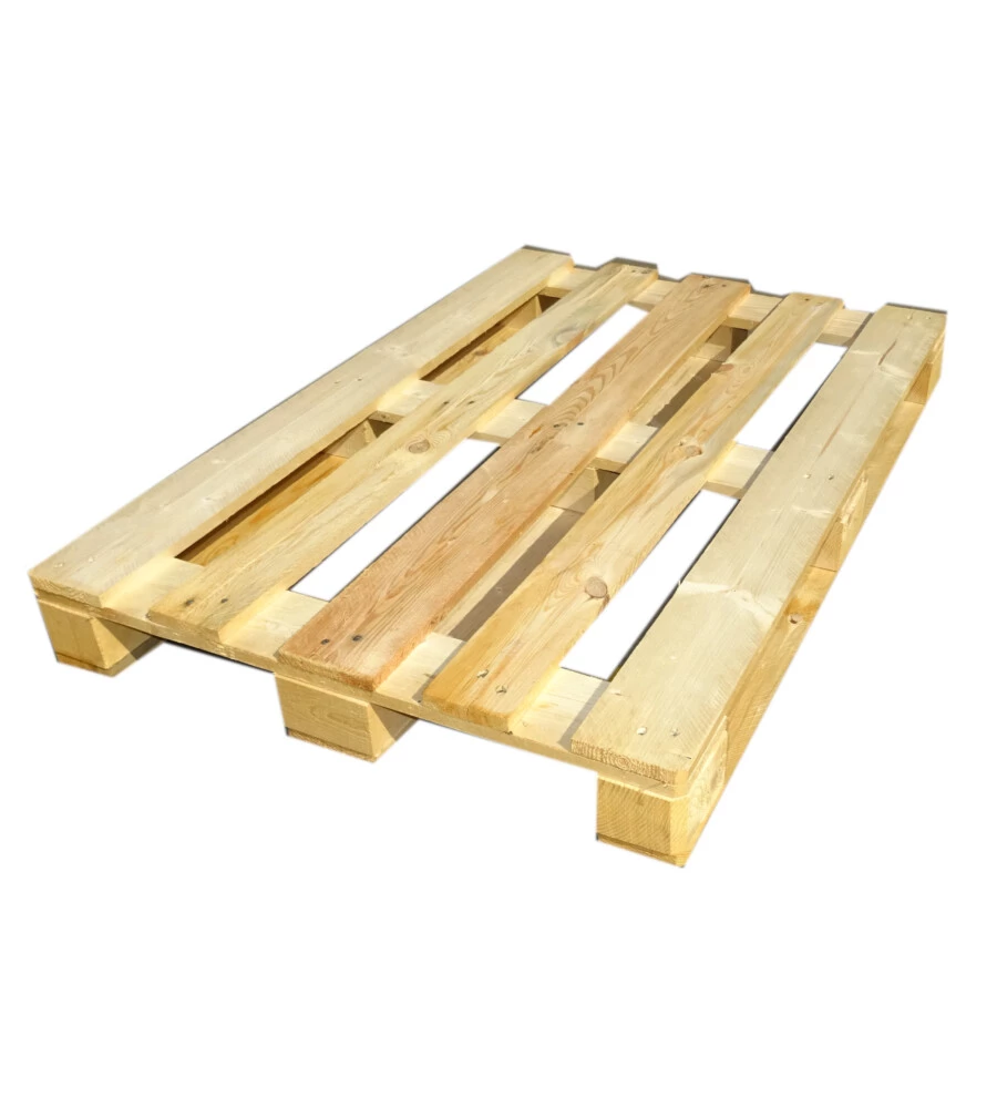 PALLET BANCALE IN LEGNO DI ABETE GREZZO, 120X80 CM